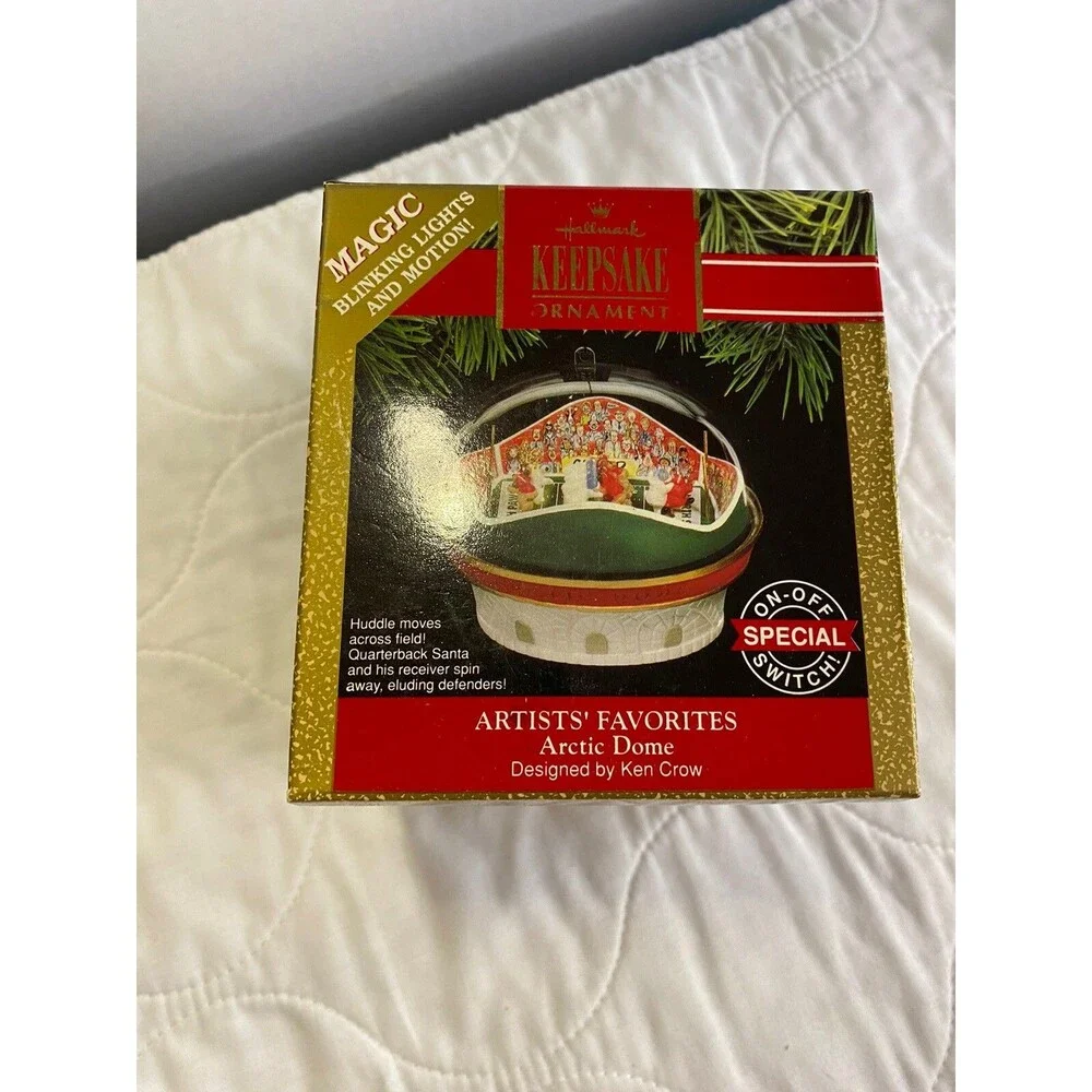 Hallmark Keepsake Ornament Artist's Favorites Arctic Dome by Ken Crow Football